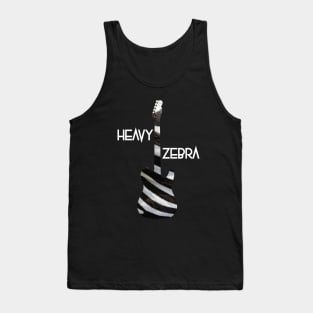 Heavy Zebra Guitar Tank Top